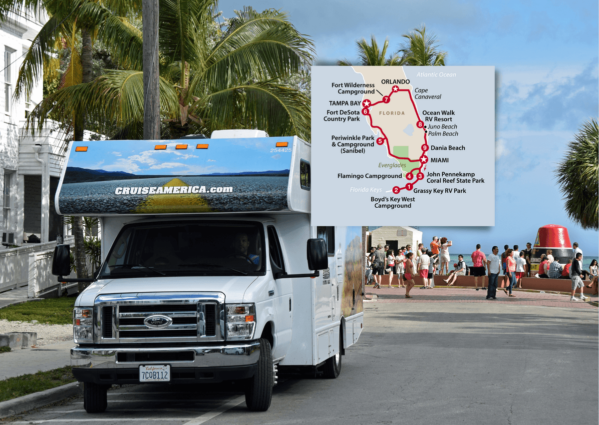 Plaże Florydy i Archipelag Florida Keys - trasa podróży kamperem – zdjęcie 1